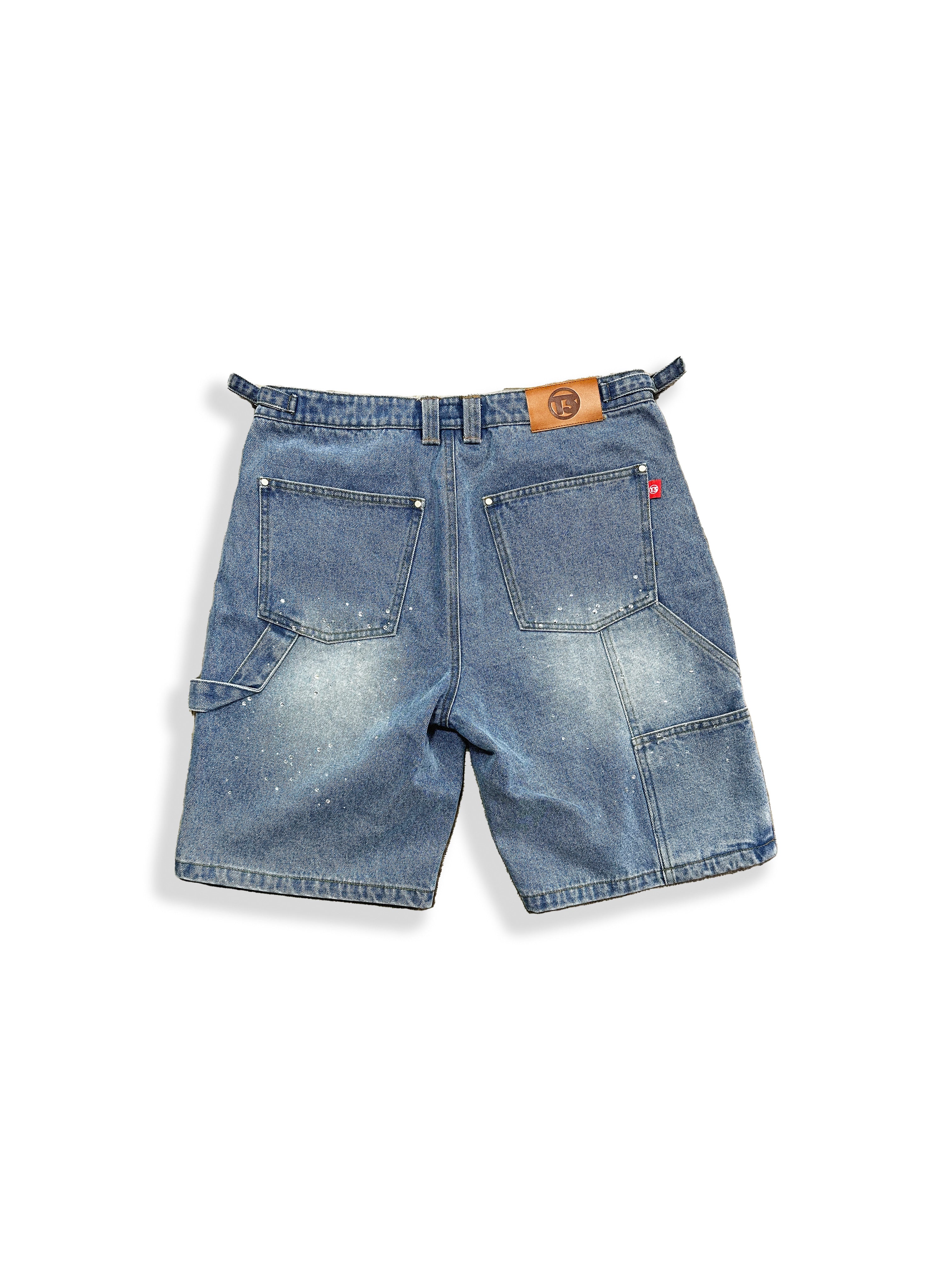 LIGHT WASHED CARPENTER JORTS